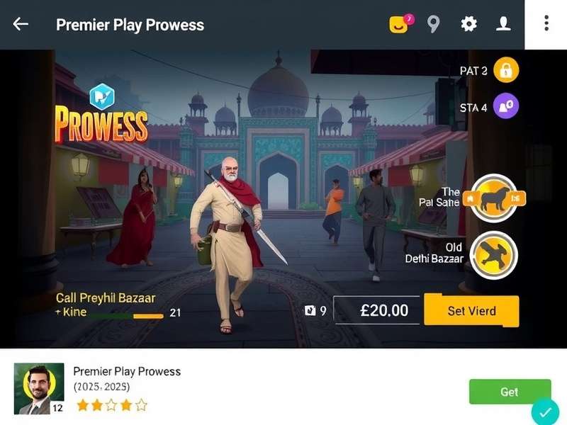 Premier Play Prowess Regional Map - Old Delhi Bazaar (North India Version)